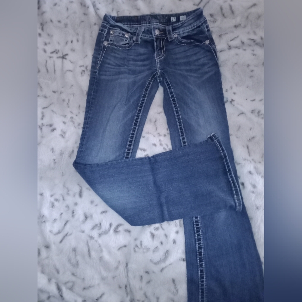 Miss Me Blue Boot Cut Jeans